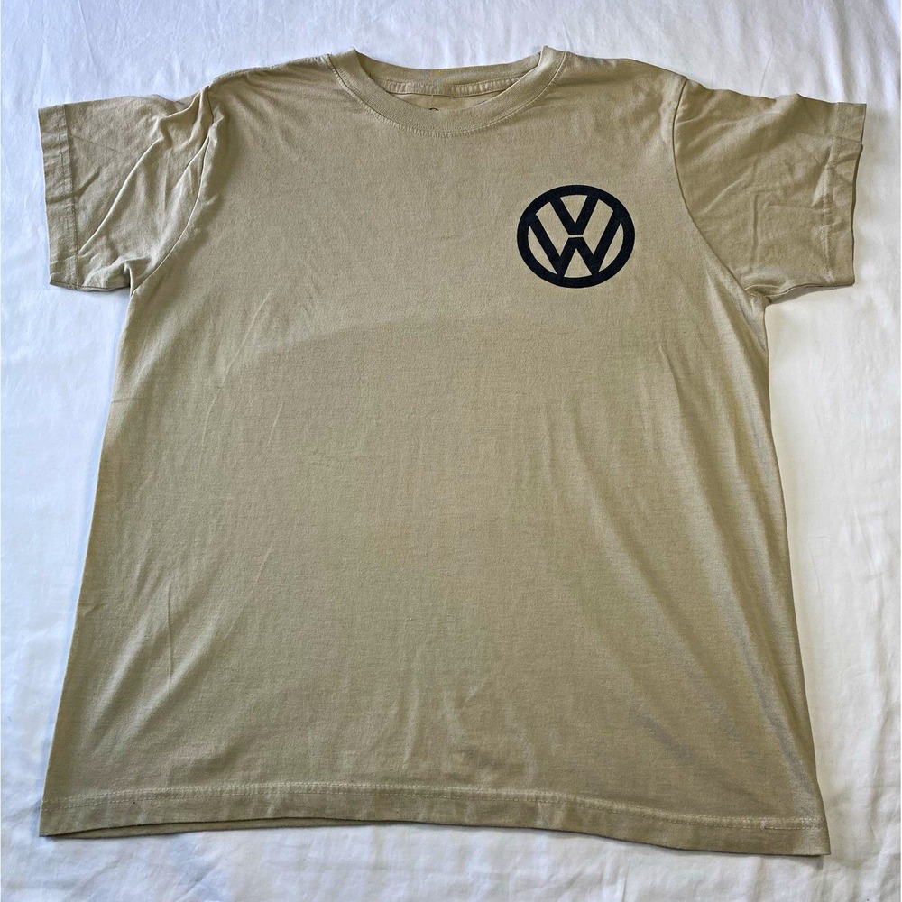 Volkswagen 1960 VW Bus Original Bus Beige Graphic T-Shirt M Double-Sided